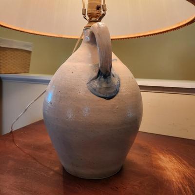 Stoneware Crock Jug Lamp