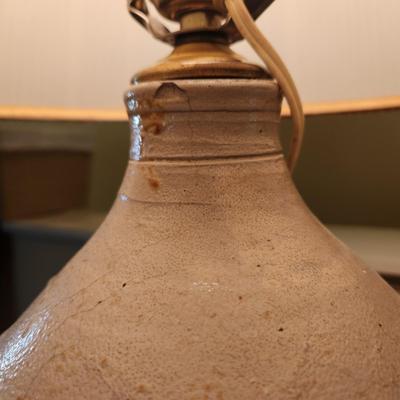 Stoneware Crock Jug Lamp
