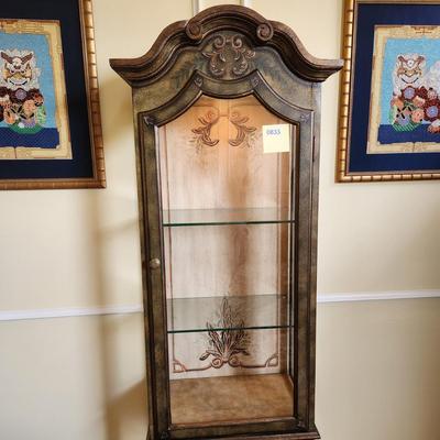 Lighted Curio Cabinet 22x12x79 Adjustable Shelves