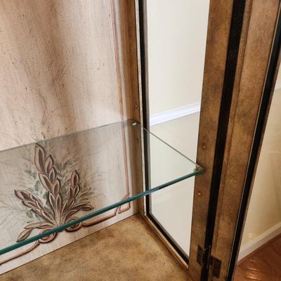 Lighted Curio Cabinet 22x12x79 Adjustable Shelves