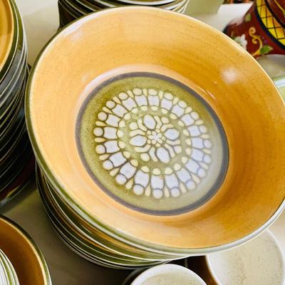 Rooster Orange Stoneware