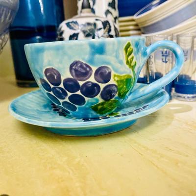Blue Vase Lot