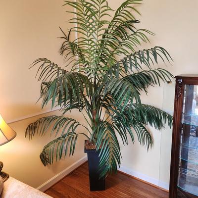 Large Artificial Palm Tree in Planter