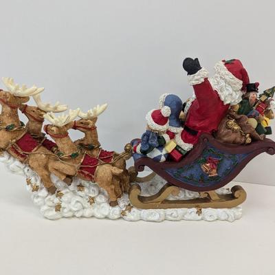 Christmas Collections By Lincolnshire Santa On Sleigh