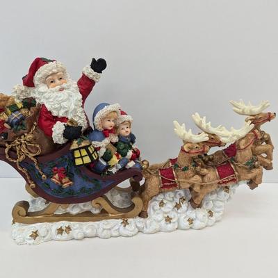 Christmas Collections By Lincolnshire Santa On Sleigh