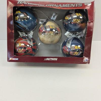 Hanging NASCAR Action #24 Car Ornaments