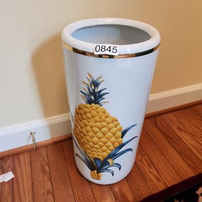 Double Pineapple Ceramic Umbrella Holder Stand