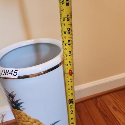 Double Pineapple Ceramic Umbrella Holder Stand