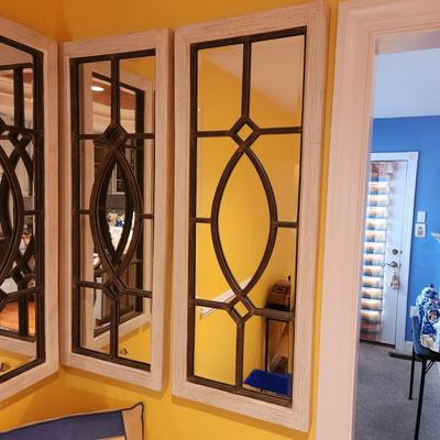Set of 4 Ballard Designs Mirrors 42.5"x 16.5"