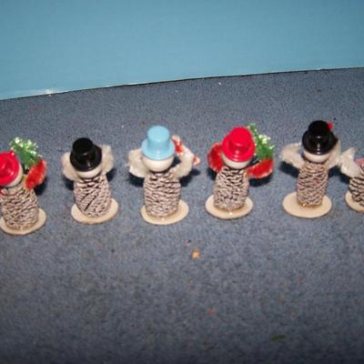LOT 45 VINTAGE SUPER CUTE MINI PINE CONE PEOPLE