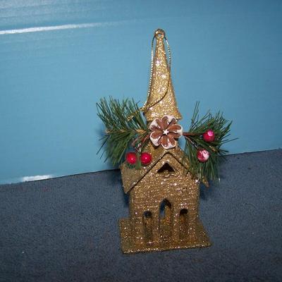 LOT 54 VINTAGE SUPER PUTZ/GLITTER BUILDINGS plus