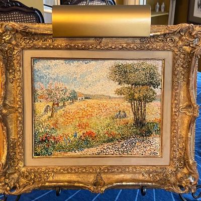 Printemps en Touraine (Yvonne Canu, 1921-2008)- oil on canvas- Signed by Artist (est value $3,000-$5,000)