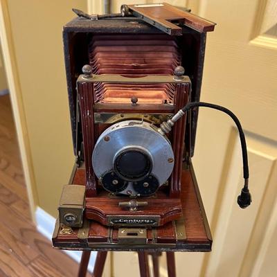 Antique Century Plate Camera w/ Stand and Accessories