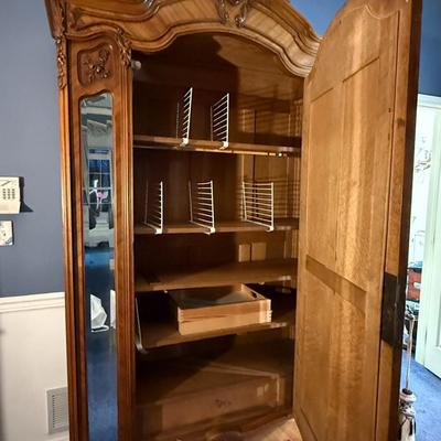 Antique French Louis XV Style Armoire/Wardrobe