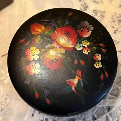 Russian Lacquer and Hand Painted Boxes Lot