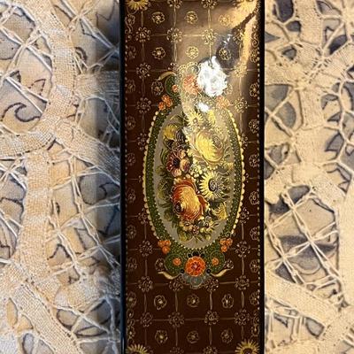 Russian Lacquer and Hand Painted Boxes Lot