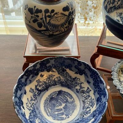 19th Century Blue & White Porcelain Lot
