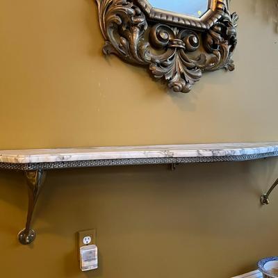 White Marble Shelf