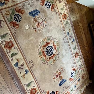 Chinese Woven Wool Rug- 4ft x 6.5ft
