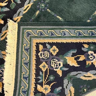Woven Wool Rug- 4ft x 5.5ft