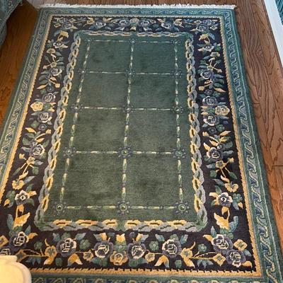 Woven Wool Rug- 4ft x 5.5ft