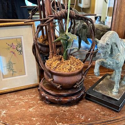 Antique Cast Metal- Tang Dynasty War Horse Statue Lot