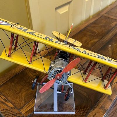 Jayland Curtiss JN-7H Jenny Barnstormer biplane Metal Model Aircraft