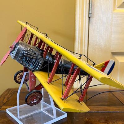 Jayland Curtiss JN-7H Jenny Barnstormer biplane Metal Model Aircraft