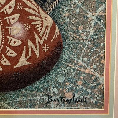 Eugene B. Joe (Baatsoslanii) Navajo Southwest Sand Art (est value $2,500-$5,000)