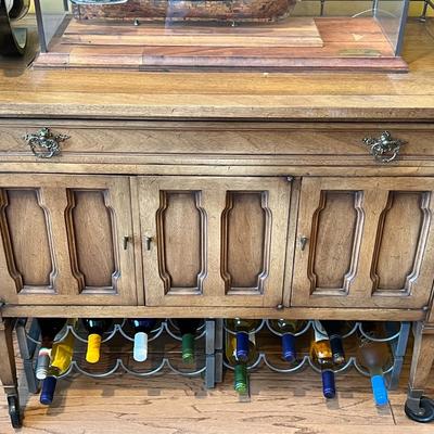 Mid-Century Modern Drexel Bar Cart- wine NOT included