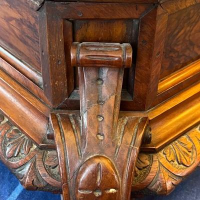 Ornate Carved Wood Chest
