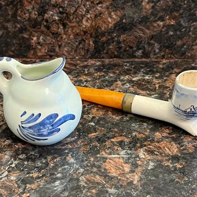Vintage Dutch Tobacco Pipe Lot