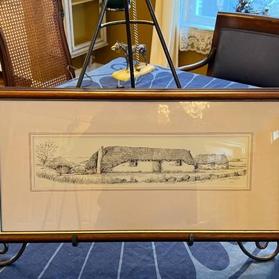 "The Old Homestead" a Skye Scene by Bill Lawrence- Pen-Ink Original from the Artist's Sketch-book
