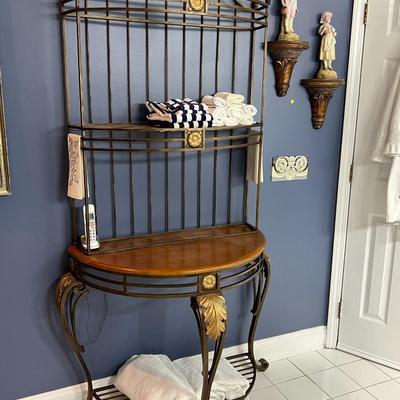 Metal and Wood Shelf