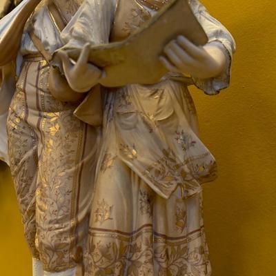 Large Bisque Figurine