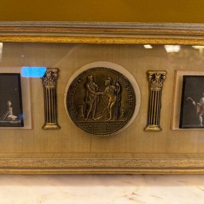 Pompeii Framed Commemorative Depiction