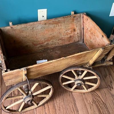 Antique Wood Wagon