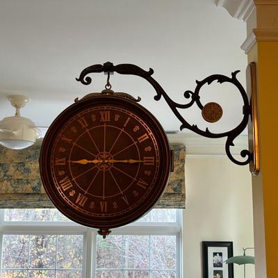Ornate Train Station Style Clock