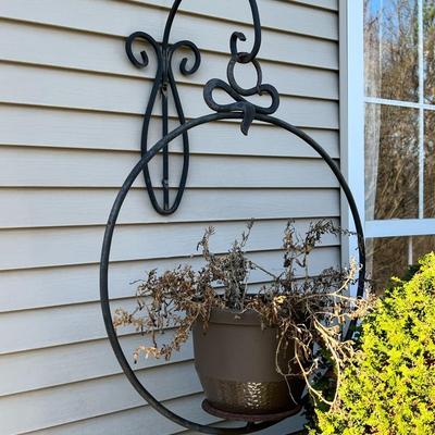 Metal Wall Mounted Plant Hanger