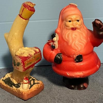 LOT 60 INTERESTING MCM CHRISTMAS CANDLES