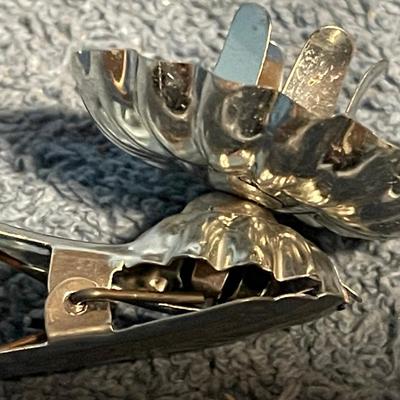 LOT 65 WONDERFUL VINTAGE TIN CHRISTMAS TREE CANDLE CLIPS