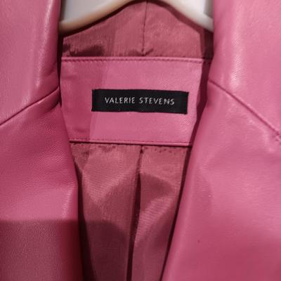LADIES PINK LEATHER JACKET AND A LIGHT WEIGHT JACKET BY PINE CONE DESIGNS