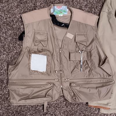 RIVER RUN FISHING VEST AND ORVIS FIELD HUNTING JACKET