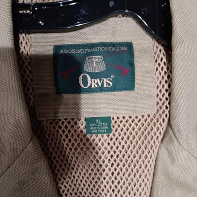 RIVER RUN FISHING VEST AND ORVIS FIELD HUNTING JACKET