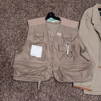 RIVER RUN FISHING VEST AND ORVIS FIELD HUNTING JACKET