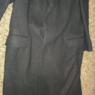 MEN'S WOOL DRESS COAT MADE IN THE USA