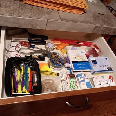 CONTENTS OF THE CATCH ALL DRAWER