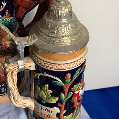 Vintage Beer Steins Lot