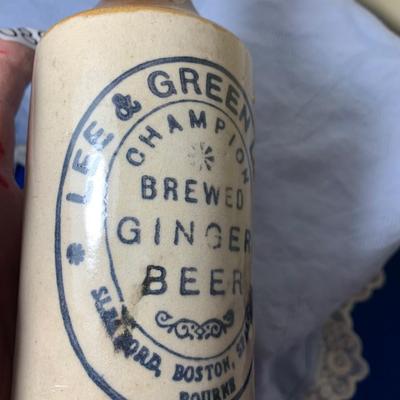Antique Lee & Green Ginger Beer Bottle