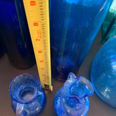 Colored Bottle Decor Lot
